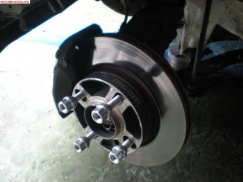 Se venden discos de 255 con pinzas para peugeot citroen ax,e