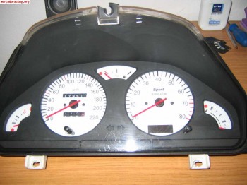 Marcador 106 gti/rallye fondos blancos