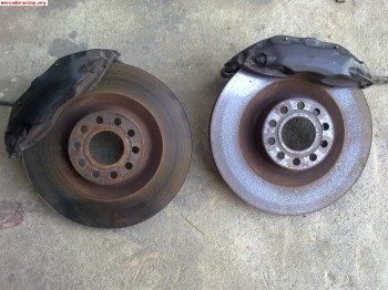 Pinzas brembo y discos 340mm audi s8