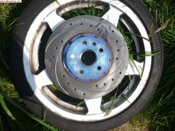 Discos subaru wrx rallados con nucleo de aluminio