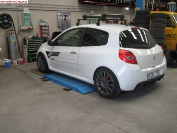 Portaskis clio 3 - arneses - semislicks - cadenas de tela