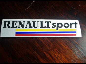 Pegatina - vinilo renault sport