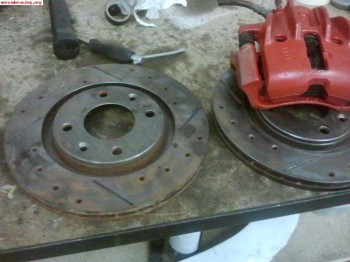 Pinzas y discos de 306 en 266 mm