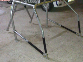 Arco de seguridad de 6 puntos de atornillar para peugeot 205