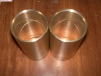 Casquillos de bronce y tacos de teflon para peugeot y citroe