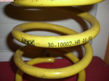 Muelles apex para fiat uno turbo.