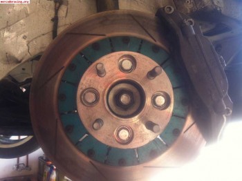 Frenos ap racing 4 pistones discos flotantes nucleo de alumi