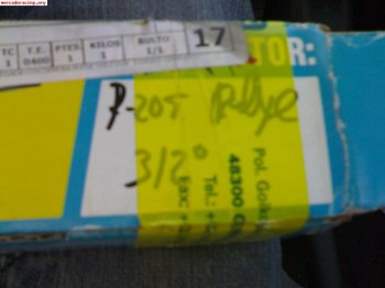 Piezas de 205 rallye