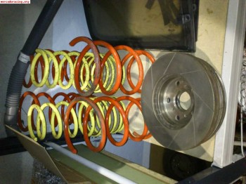 Muelles apex y cobra y discos de freno 255
