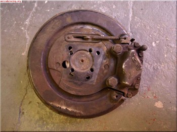 Discos de freno traseros opel