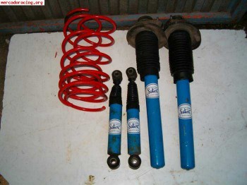 Kit amortiguadores y muelles ax,saxo o 106