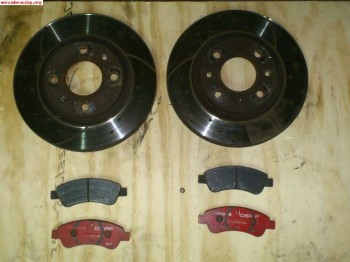Discos y pastillas ferodo ds performance 206 gti