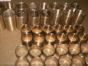 Casquillos de bronce y tacos de teflon para peugeot y citroe