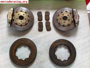 Kit de freno delantero brembo racing vo grupo n lancer evo 7