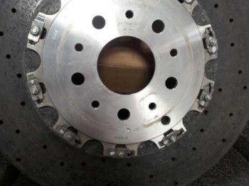 Venta disco de freno carbocerámico procedente de un ferrari 