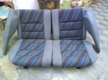 Lancia integrale faros y asientos.