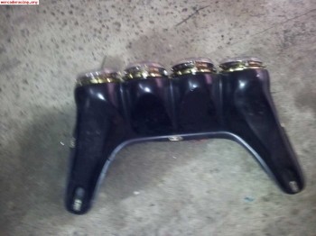 Focada con  luces de neon