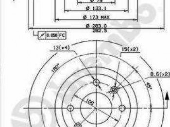 Discos de freno 283 mm psa nuevos a estrenar