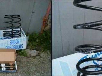 Amortiguadores selex para clio 16v.muelles eibach.