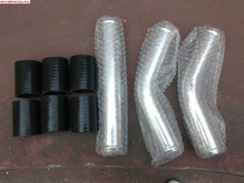 Vendo manguitos silicona y tubos en inox 51mm