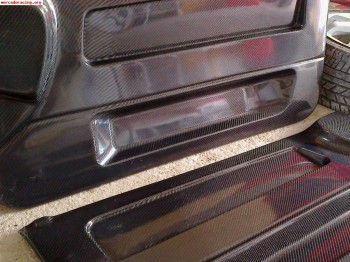 Paneles de puerta de carbono. clio 16v./williams