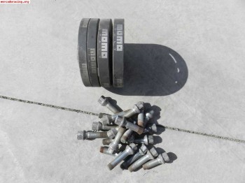 Separadores momo 5x112 para grupo volkswagen.