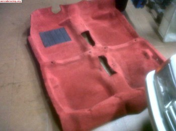 Moqueta roja de 205 rallye,