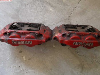 Pinzas de 4 pistones y pastillas ferodo 3000 