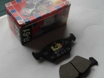 Pastillas de freno delanteras  sparco r61/sierra/escort cosw