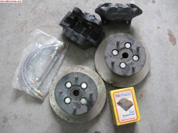 Viendo kit de frenos de disco ventilados para austin mini co