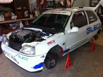 Se vende carroceria de clio16 con documentacion de rally