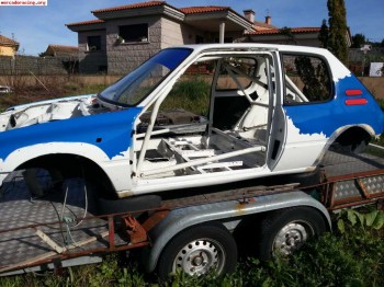 Carroceria 205 rallye con barras