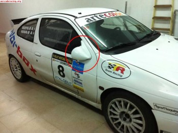 Se venden espejos tipo obus para megane coupe