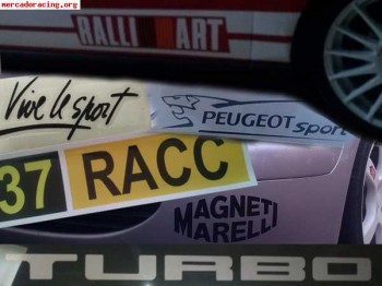 Pegatinas racing en vinilo