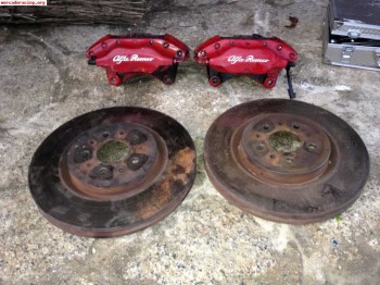Pinzas brembo 4 pistones.