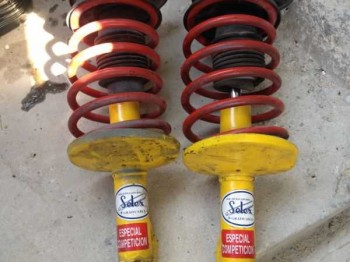 Suspension completa selex amarilla competicion para renault