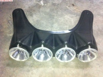 Parrilla de focos peugeot 206