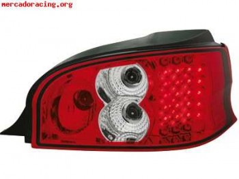 Pilotos led rojo citroen saxo vts