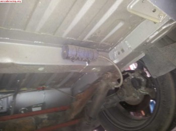 Suspensión trasera 206 con botella independiente.