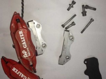 Pinzas ap racing , con adaptadores bmw