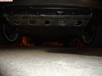 Cubrecarter duraluminio 3mm para peugeot 207