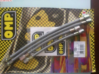 Latiguillos metalicos omp (nuevos) 106 rally 1.6/saxo vts