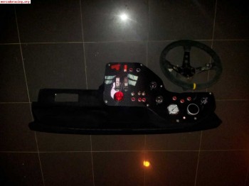  vendo salpicadero flocado, consola central fibra de carbono