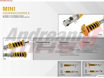 Amortiguadores ohlins para mini cooper