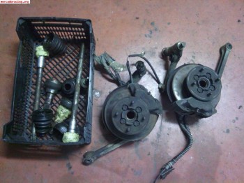 Pinzas ap 4 pistones y manguetasmetro turbo  idea para mini 