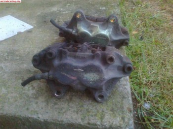 Pinzas de freno 4 pistones marca ate originalesd mercedes cl