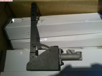 Freno de mano hidraulico con bloqueo