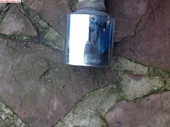 Escape artesanal con boquilla 