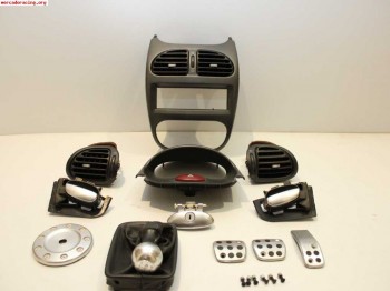 Interior aluminio peugeot 206 gti