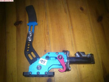 Freno de mano hidraulico azul